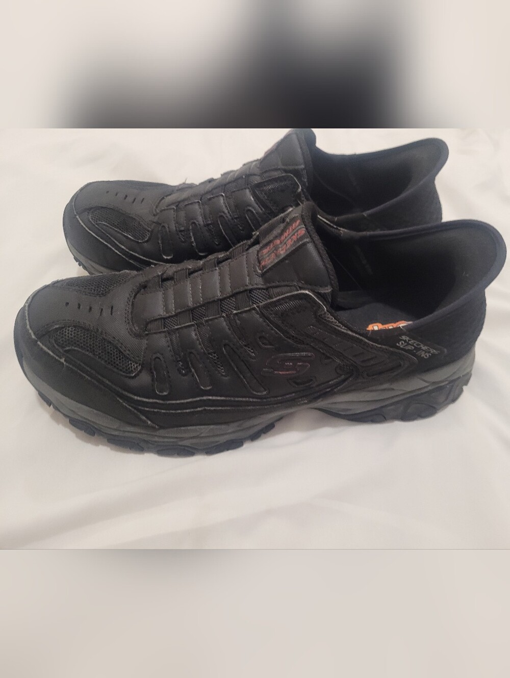 Skechers Men's Black Slip-On Casual Trainer